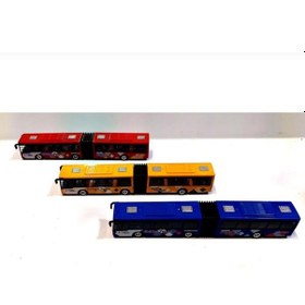 Resim Metal Oyuncak Otobus 22 Cm Çek Bırak Metrobüs 