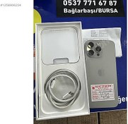 Resim Apple iPhone 15 Pro Max İkinci El TR | 256 GB | Natürel Titanyum İkinci El İphone 15 promax 256 5 ay garantisi var kf kablo var pil 87