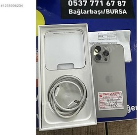 Resim Apple iPhone 15 Pro Max İkinci El TR | 256 GB | Natürel Titanyum 