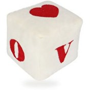 Resim Love Yazılı Süs Küp Peluş 30 Cm 