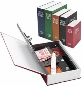 Resim Kitap Şeklinde Gizli Kasa Kilitli kumbara Büyük Boy 