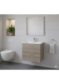 Resim VitrA Mia 60 Cm Cordoba Banyo Dolabı + Creavit 60 Cm Ayna Set Diğer 