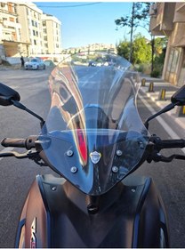 Resim Motocam Volta Revolt Rsx3 Ön Cam 2022-2026 Model 43cm Şeffaf Renkli Sportif 