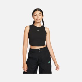 Resim Nike Sportswear Chill Knit Tight Cropped Mini-Rib Kadın Atlet 