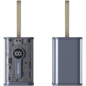 Resim Crystal 20.000 Mah Dijital Göstergeli 22.5 W USB Type-C Girişli Shaza