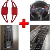 Resim Lazer Store Honda Civic Vtec2 Uyumlu Kapı Eşiği Ve F1 Kulakçık Vites Kolu 