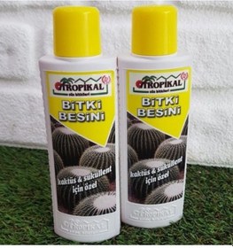 Resim 2 Adet Kaktüs Sukulent Besini 225 ML Kaktüs Gübresi Sıvı Gübre 