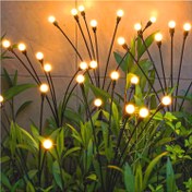 Resim 40/20/10 LED Güneş Enerjili Ateşböceği Işıklar Bahçe Aydınlatması, 8 Modlu Ayarlanabilir Kafe Dekorasyonu Park Aydınlatma Peyzaj Çim Yolu Aydınlatma Bahçenizi Süsleyin 