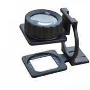 Resim -tekstilciler Için Kumaş Kontrolü Büyüteç,katlanan, Metal 15x Büyütme 