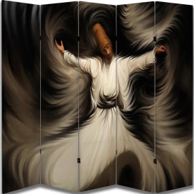 Resim Dini Temalı Özel Tasarım Paravan Room Divider 180 x 200 cm 