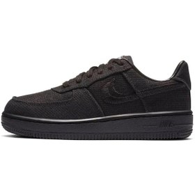 Resim Nike Air Force 1 Stussy Çocuk Spor Ayakkabı Dd1578-001 Siyah 