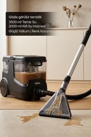 Resim SCC-7609 Siyah Koltuk, Halı Yıkama ve Leke Çıkartma Makinesi 18Kpa 