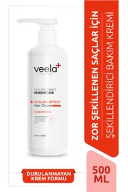 Resim Veela zor şekillenen saçlar için durulanmayan şekillendirici saç kremi - styling effect condition 9 