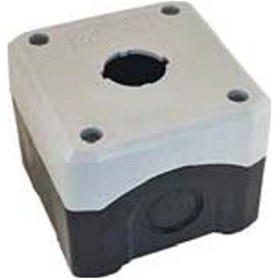 Resim 22mm Buton Kutusu Gri-siyah İkili 