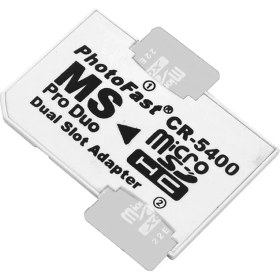 Resim Misda Store Mikro Sd Memory Stick Pro Duo Kart Okuyucu Psp ile Uyumlu Ms Pro Duo Kartı Adaptörü Çift Yuvalı Tf Bellek Mini Sd Kart Dönüştürücü Beyaz (Beyaz) 
