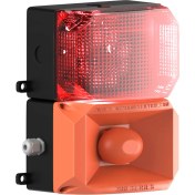 Resim Mesan Küp LED Multifonksiyon 43 Ses Siren MS 222 Kırmızı 110-220VAC 