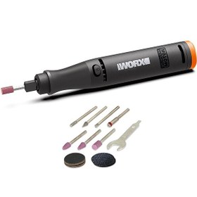 Resim Worx WX739.9 MakerX 20 Volt Kömürsüz Profesyonel Gravür Makinesi - 19 Aksesuar (Akü Dahil Değildir) 