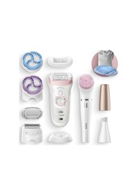 Resim Braun Silk-Epil 9 9975 SensoSmart Islak Kuru 8 Ek Parçalı Epilatör 