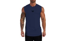 Resim Ghassy Co. Erkek Nem Emici Hızlı Kuruma Atletik Teknik Performans Sporcu Sıfır Kol T-Shirt 
