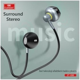 Resim Zipax Trident A25 A29 A55 A80 A53 Pro ile Uyumlu Type-C Kulaklık, Surround Stereo, Gri 