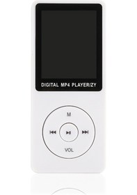 Resim Yunboo Beyaz 1.8" Tft Ekranlı, Radyo Ve Kayıt Fonksiyonlu, 64g Tf Kart Desteğiyle Ultra İnce Mp3 Çalar 