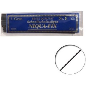 Resim Kıl Testere No. 3 Alman NIQUA FIX 