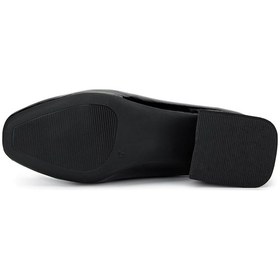 Resim Tamer Tanca Kadın Vegan Siyah Topuklu Ayakkabı 1128 1050 Bn Ayk Y25 Sıyah Krsk Siyah 