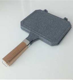 Resim Iç Dış Granit Tost Makinesi Gri 