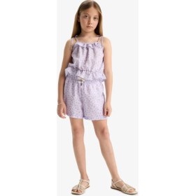 Resim DeFacto Desenli Askılı Bluz Kız Çocuk D7632A825SM 
