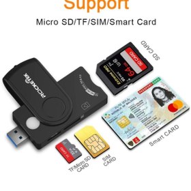 Resim SGE Usb Sim Kart Kimlik Kartı Banka Kartı Hafıza Kartı Okuyucu 