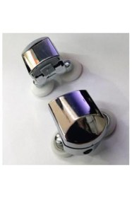 Resim Genel Markalar Cam Duş Kabin Tekerleği 8'li Rulman Set Duşakabin Tekerlek Takımı Süper 1.plastik Kromaj Metal Ayak 