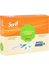 Resim Sarff 125 Mikron A4 Pvc Laminasyon Filmi 100 Lü Paket 