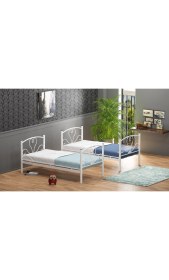 Resim Ejder Metal Ranza 90X190 Genç Çocuk Yatak Odası Metal Ranza ve Karyola (Yataksız) 