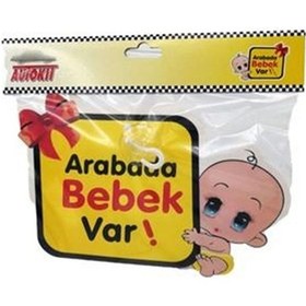 Resim Autokit Oto Sticker Arabada Bebek Var (541931866) 