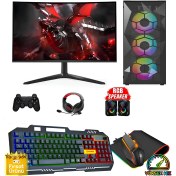 Resim CacheX RTX27 Ryzen 5 5500 32GB Ddr4 1tb SSD RTX3060 12GB 23.6" Oyuncu Masaüstü Bilgisayar 