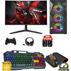 Resim CacheX RTX27 Ryzen 5 5500 32GB Ddr4 1tb SSD RTX3060 12GB 23.6" Oyuncu Masaüstü Bilgisayar 