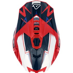 Resim Acerbis Airstrike-X Kask Beyaz Kırmızı 