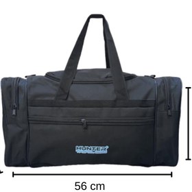 Resim Hunter Siyah Spor Günlük ve Seyahat Küçük Boy Çok Fonksiyonlu El Valizi 55X28X22 CM HUNTER-103-S 