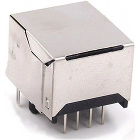 Resim Alkatronik-8P8C Metal Rj45 Soket Ethernet Bağlantı Soketi 8 Pin Pcb Montaj 