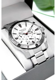 Resim Ferrucci Function Erkek Kol Saati Gümüş-beyaz Çelik Kordon 3atm Suya Dayanıklı Sdfer093 Gümüş - Beyaz 