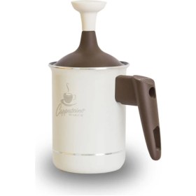 Resim Feyza Design Şeffaf Kapaklı Aluminyum Moka Pot ve Süt Köpürtücü, 0,5 L, 3 Kup 