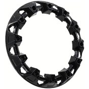 Resim Chuangyinshop Lıngqı 10 Inç Siyah Jant Kapağı Tüm Arazi Aracı Plastik Jant Koruma Kapakları 