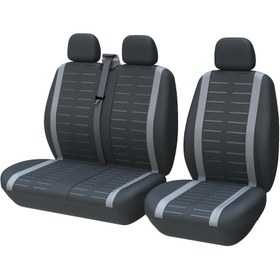 Resim Evrensel 1+2 Koltuk Örtüsü Çoğu Araba Kamyon SUV İçin Koltuk Örtüsü 