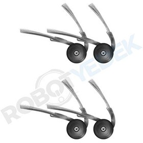 Resim Robotyedek Roborock QRevo Curv Uyumlu Yedek Yan Fırça - 4 Adet 