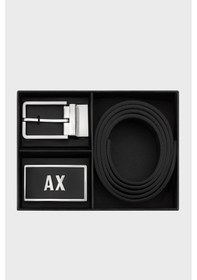 Resim Armani Exchange Erkek Kemer Xm000185 Af11958 Mc038 Siyah-lacivert Siyah-lacivert 