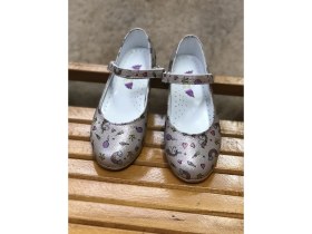 Resim Mini Angel Kız Çocuk Kaymaz Taban Ortopedik Unicorn Desenli Babet Ayakkabı 