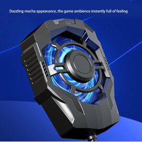 Resim Gaming Cep Telefon Hava Soğutma Fanı 5500 Rpm Radyatör Soğutucu 