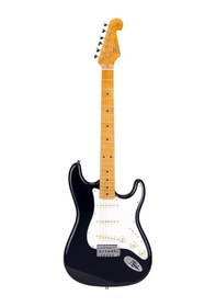 Resim Sx Stratocaster Elektro Gitar (Black) 