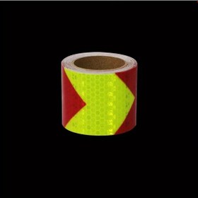 Resim Xuweiwei Kırmızı Sarı Reflektif Emniyet Şeridi 5cm X 3m Yüksek Görünürlük Araç Tekne 