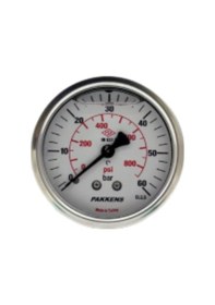 Resim Çap 100 Arkadan 60 Bar Gliserinli Manometre - Pakkens 